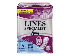 Fater Assorbenti Lines Specialist Lady Extra Ipoallergenici 8 Pezzi