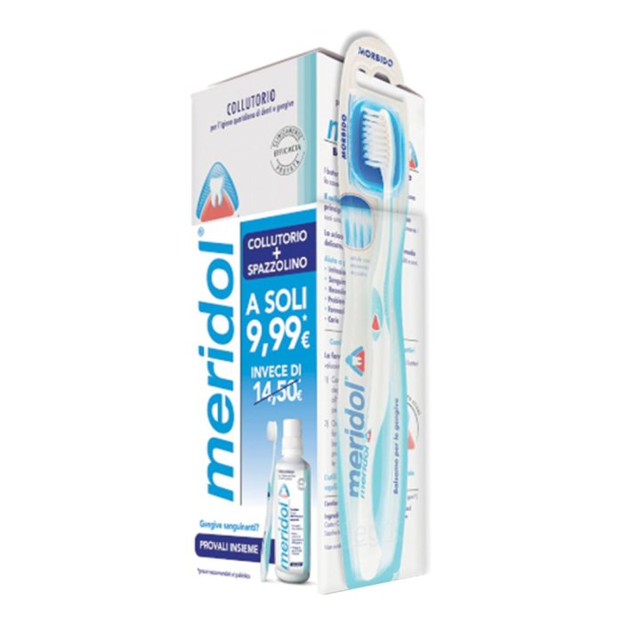 Colgate Palmolive Linea Dentale Meridol Collutorio Delicato e Morbido Spazzolino da Denti Special Pack Colgate Palmolive Linea Dentale Meridol Collutorio Delicato e Morbido Spazzolino da Denti Special Pack