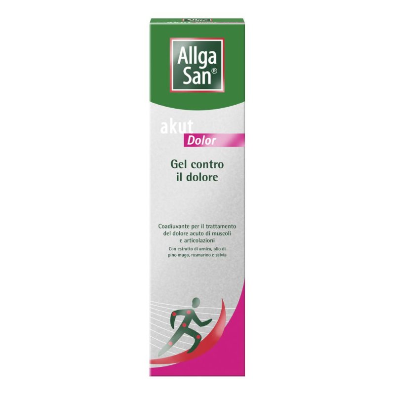 Allga San Akut Dolor - Gel Rinfrescante per il Trattamento del Dolore Articolare e Muscolare 100 ml Allga San Akut Dolor - Gel Rinfrescante per il Trattamento del Dolore Articolare e Muscolare 100 ml