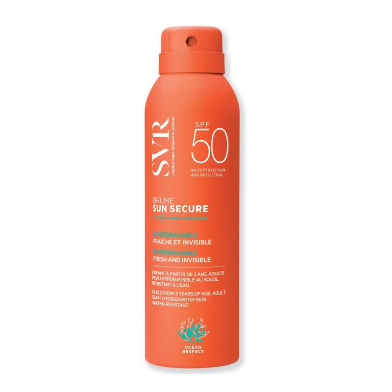 Svr sun secure brume spf 50 spray solare invisibile viso e corpo 200 ml Svr sun secure brume spf 50 spray solare invisibile viso e corpo 200 ml