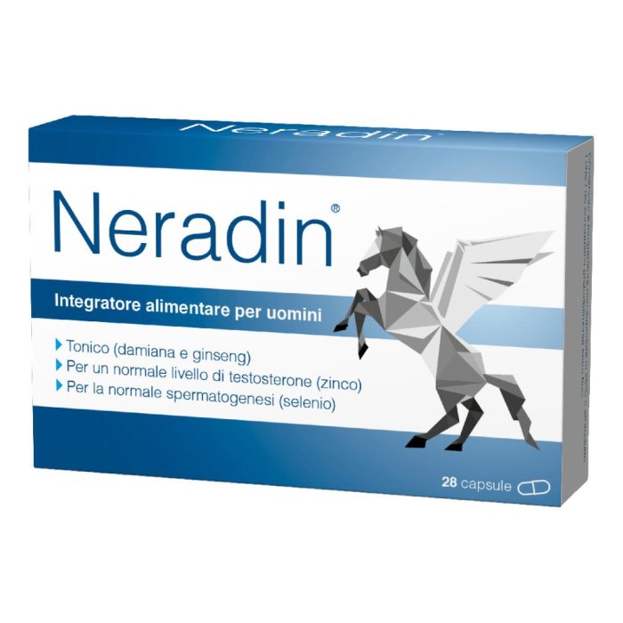 Neradin 28 capsule 7,67 g integratore uomo per fertilità, testosterone e vitalità Neradin 28 capsule 7,67 g integratore uomo per fertilità, testosterone e vitalità