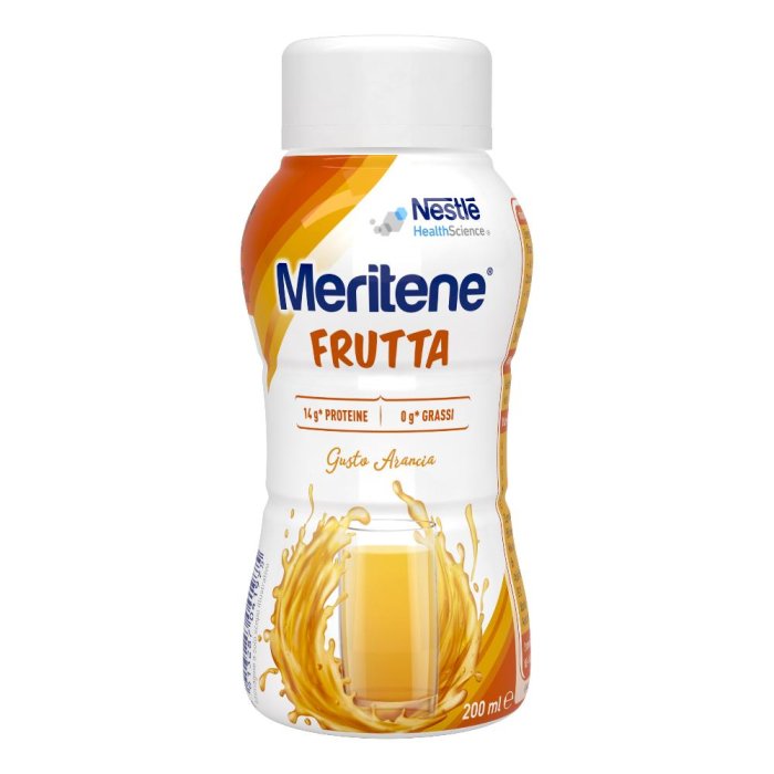Meritene Frutta - Drink Ipercalorico Senza Grassi al Gusto di Arancia, 200ml Meritene Frutta - Drink Ipercalorico Senza Grassi al Gusto di Arancia, 200ml