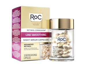Roc Retinol Correxion - Line Smoothing Siero Viso Notte 30 Capsule