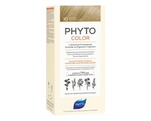 Phyto Capelli Sani e Splendenti Phyto Color Colorazione Permanente Delicata 10 Biondo Chiarissimo Extra