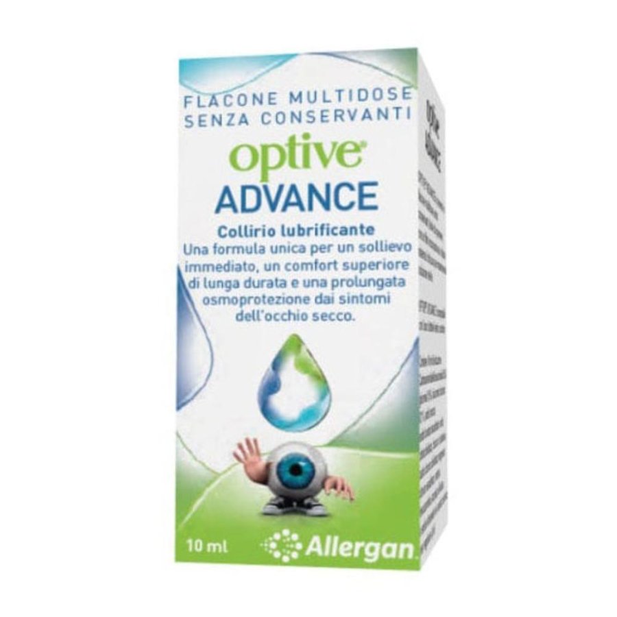 Optive Advance - soluzione oftalmica senza conservanti per il comfort degli occhi 10 ml Optive Advance - soluzione oftalmica senza conservanti per il comfort degli occhi 10 ml