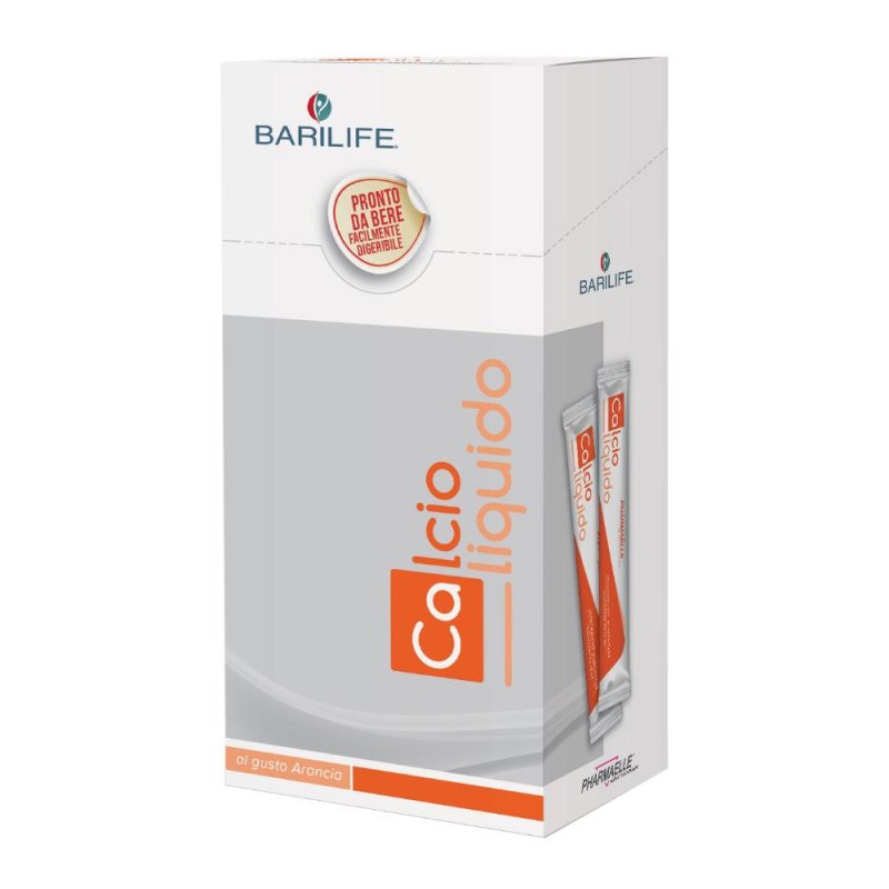 Barilife Calcio Liquido 15 Stick Integratore di Calcio ad Alto Assorbimento per Ossa e Denti Barilife Calcio Liquido 15 Stick Integratore di Calcio ad Alto Assorbimento per Ossa e Denti