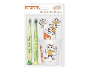 Elmex Igiene e Prevenzione Dentale Bambini Kds Special Pack Dentifricio spazzolino e omaggio