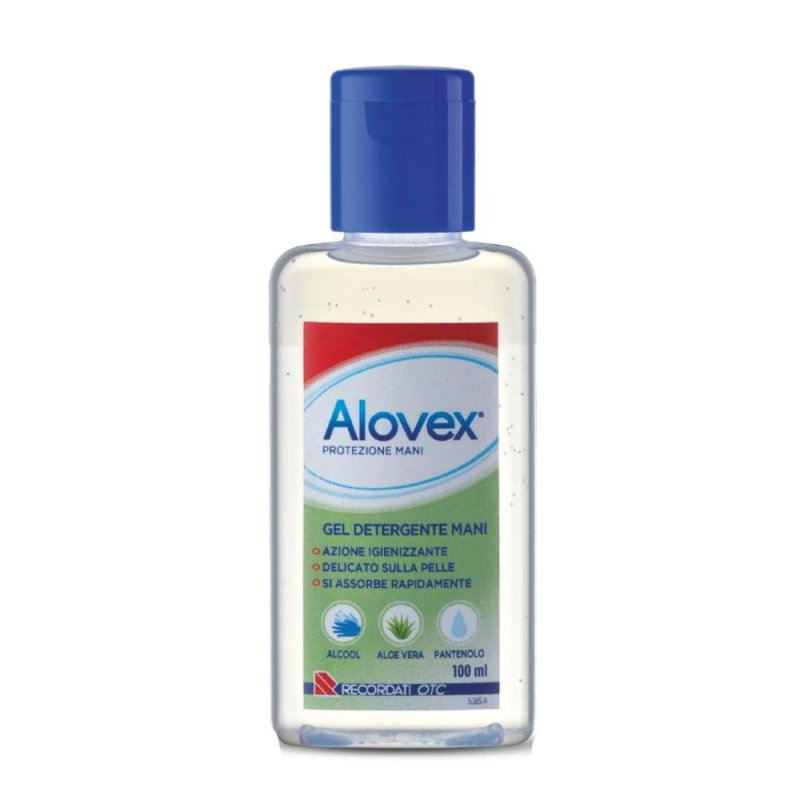 Alovex Protezione Mani Gel Detergente ad Azione Igienizzante 100 ml Alovex Protezione Mani Gel Detergente ad Azione Igienizzante 100 ml
