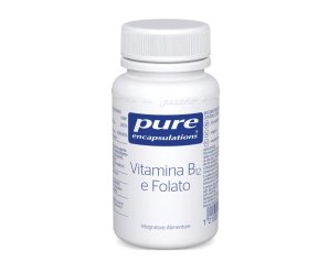 Pure Encapsulations vitamina B12 folato 30 pastiglie - integratore di B12 e acido folico