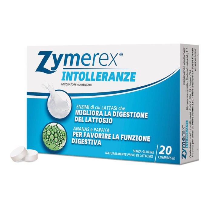 Zymerex Intolleranze Integratore Digestione Lattosio 20 Compresse Zymerex Intolleranze Integratore Digestione Lattosio 20 Compresse