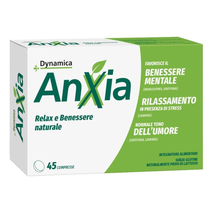 Anxia Dynamica Integratore contro lo stress 45 compresse Anxia Dynamica Integratore contro lo stress 45 compresse