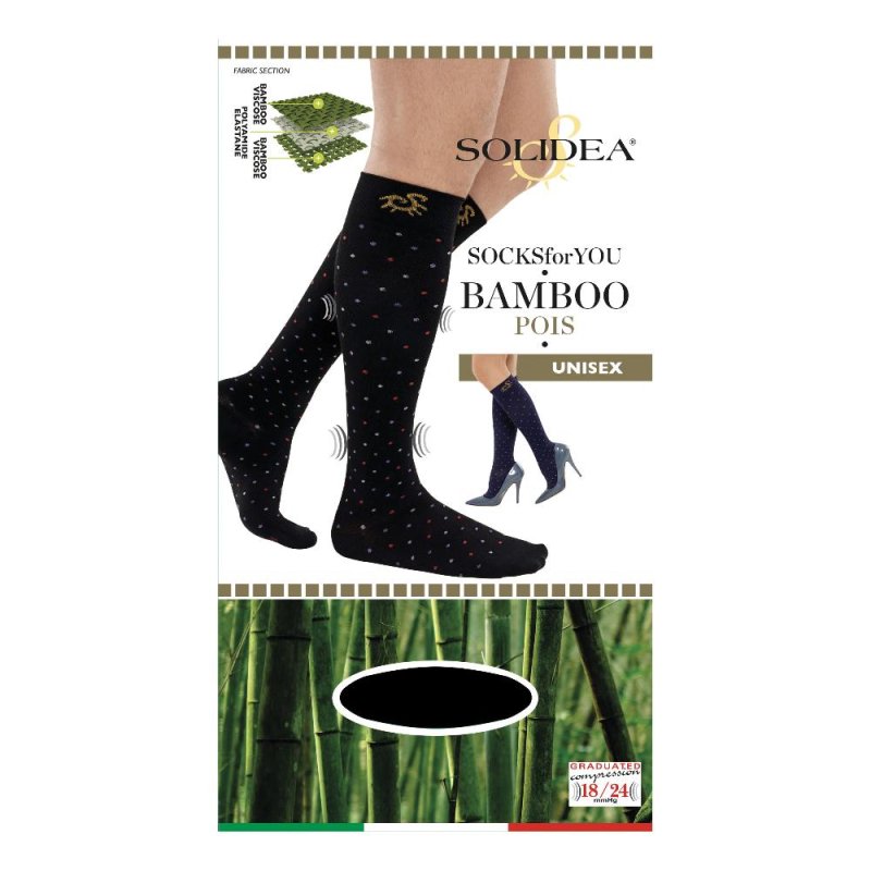 SOCKS FY Bamboo Pois Nero 5XXL SOCKS FY Bamboo Pois Nero 5XXL