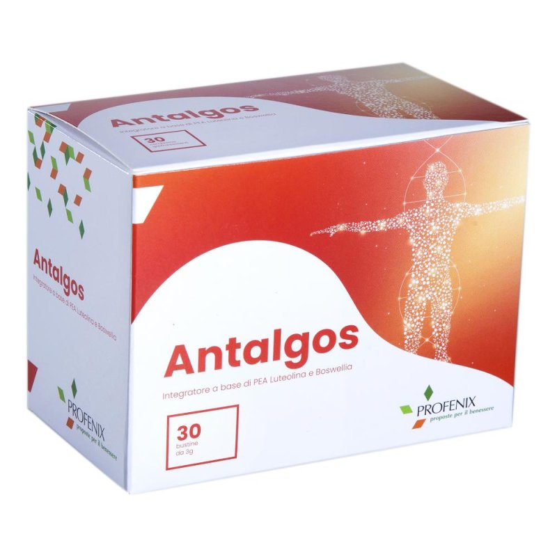 Antalgos 30 Bustine Integratore Alimentare per il Benessere delle Articolazioni e dei Nervi Antalgos 30 Bustine Integratore Alimentare per il Benessere delle Articolazioni e dei Nervi