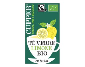 CUPPER TE' VERDE AL LIMONE 35G