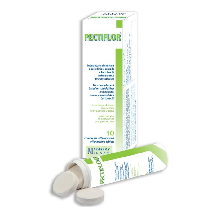 Pectiflor Compresse Effervescenti 10 Pezzi Integratore Alimentare per Equilibrio della Flora Intestinale Pectiflor Compresse Effervescenti 10 Pezzi Integratore Alimentare per Equilibrio della Flora Intestinale