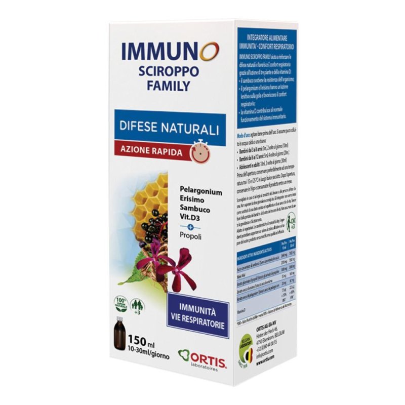 IMMUNO SCIROPPO FAMILY 150ML IMMUNO SCIROPPO FAMILY 150ML
