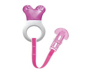 MAM Mini Cooler & Clip Dentaruolo Rinfrescante dai 2+ Mesi Rosa 1 Pezzo