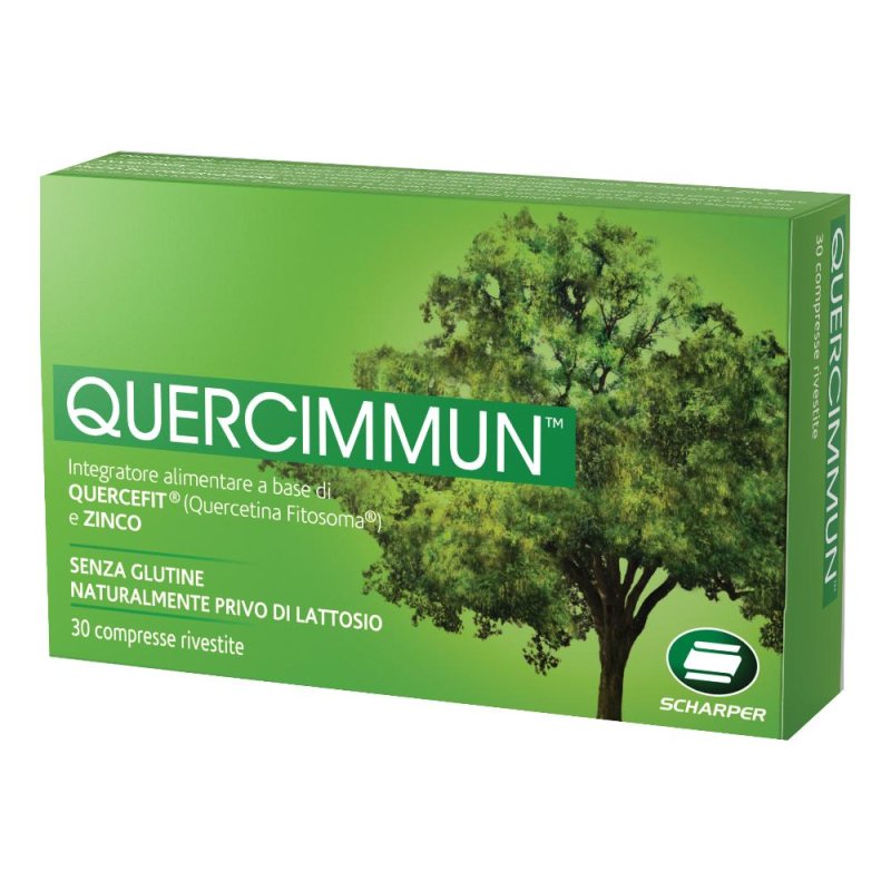 Scharper Quercimmun Integratore Alimentare Sistema Immunitario 30 Compresse Rivestite