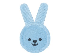 MAM Oral Care Rabbit Guanto Microfibra Azzurro per Pulizia Cavità Orale 1 Pezzo
