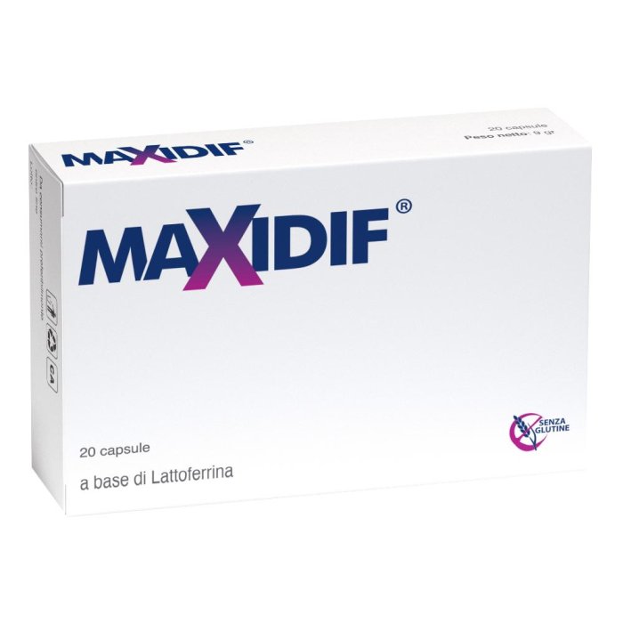 Maxidif Integratore Alimentare 20 Capsule | Farmaceutici per il Benessere delle Articolazioni Maxidif Integratore Alimentare 20 Capsule | Farmaceutici per il Benessere delle Articolazioni