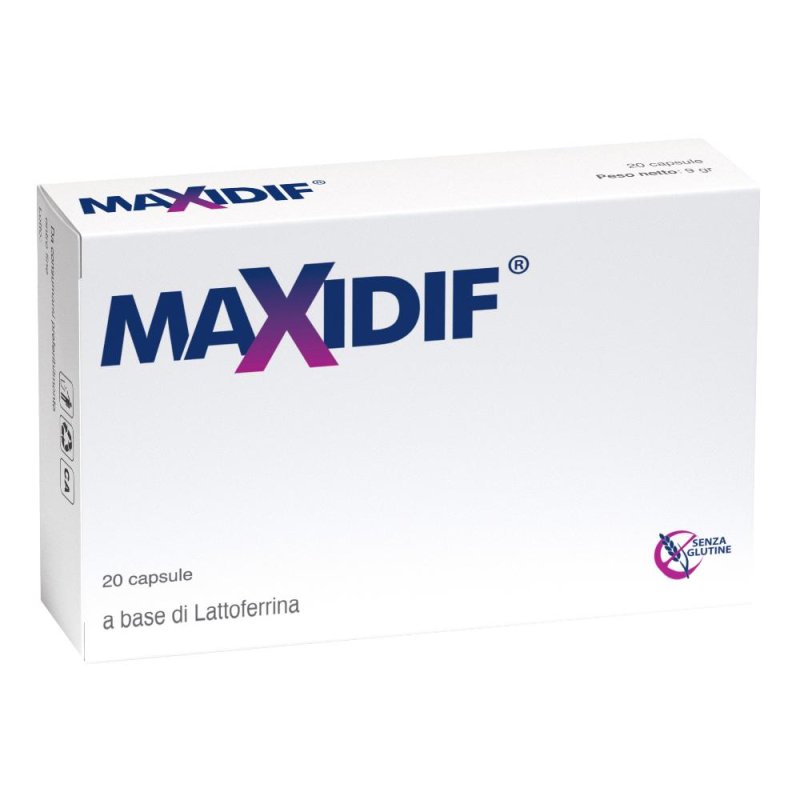 Maxidif Integratore Alimentare 20 Capsule | Farmaceutici per il Benessere delle Articolazioni Maxidif Integratore Alimentare 20 Capsule | Farmaceutici per il Benessere delle Articolazioni
