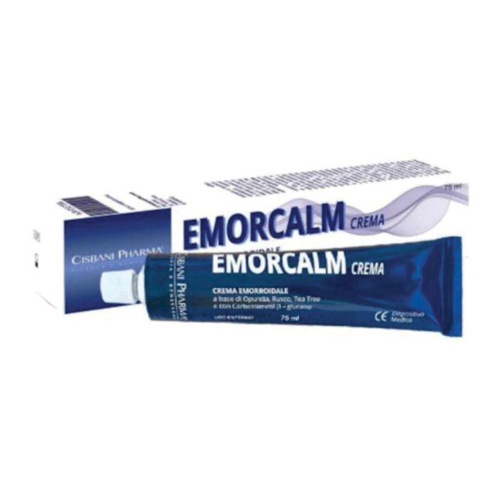 Emorcalm crema 75 ml - crema lenitiva per zona anale ed emorroidi Emorcalm crema 75 ml - crema lenitiva per zona anale ed emorroidi