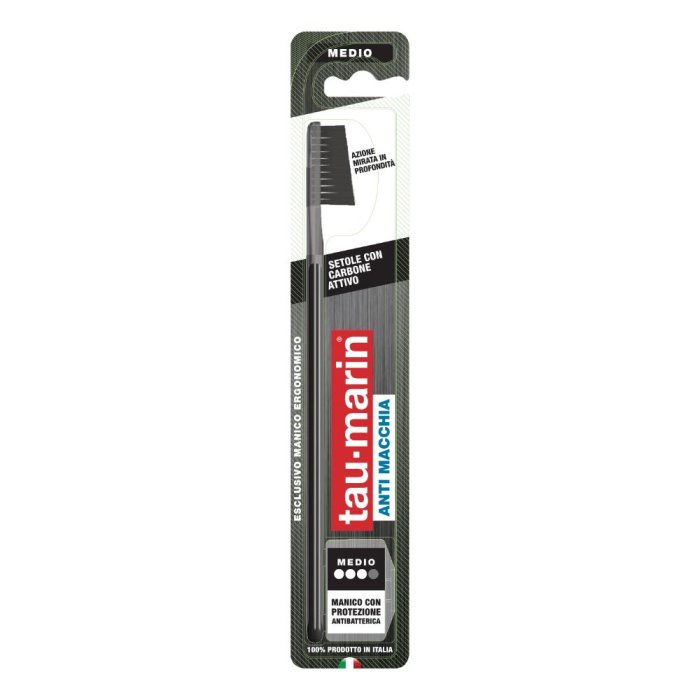 Alfasigma Taumarin Linea Dentale Spazzolino Professionale Black Antibatterico Alfasigma Taumarin Linea Dentale Spazzolino Professionale Black Antibatterico