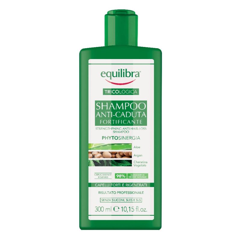 Equilibra shampoo anticaduta fortificante - shampoo rinforzante per capelli deboli e soggetti a caduta
