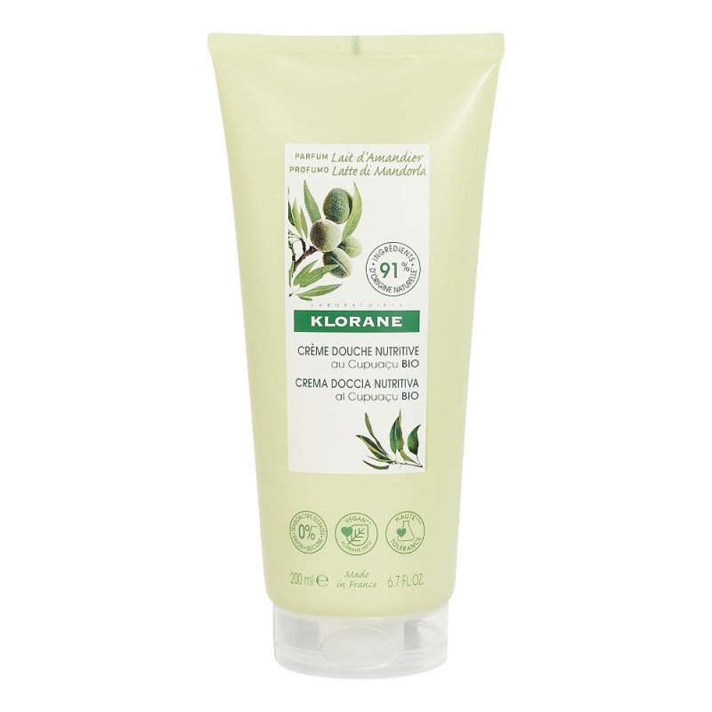 Klorane Latte di Mandorla - Crema Doccia Nutritiva con Burro di Cupuacu 200 ml Klorane Latte di Mandorla - Crema Doccia Nutritiva con Burro di Cupuacu 200 ml