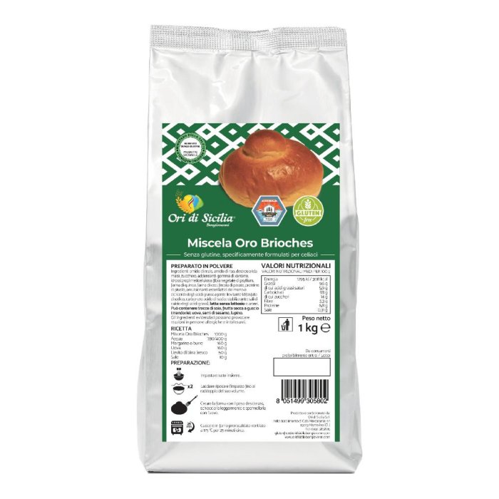 ORI DI SICILIA Mix Brioche 1Kg ORI DI SICILIA Mix Brioche 1Kg
