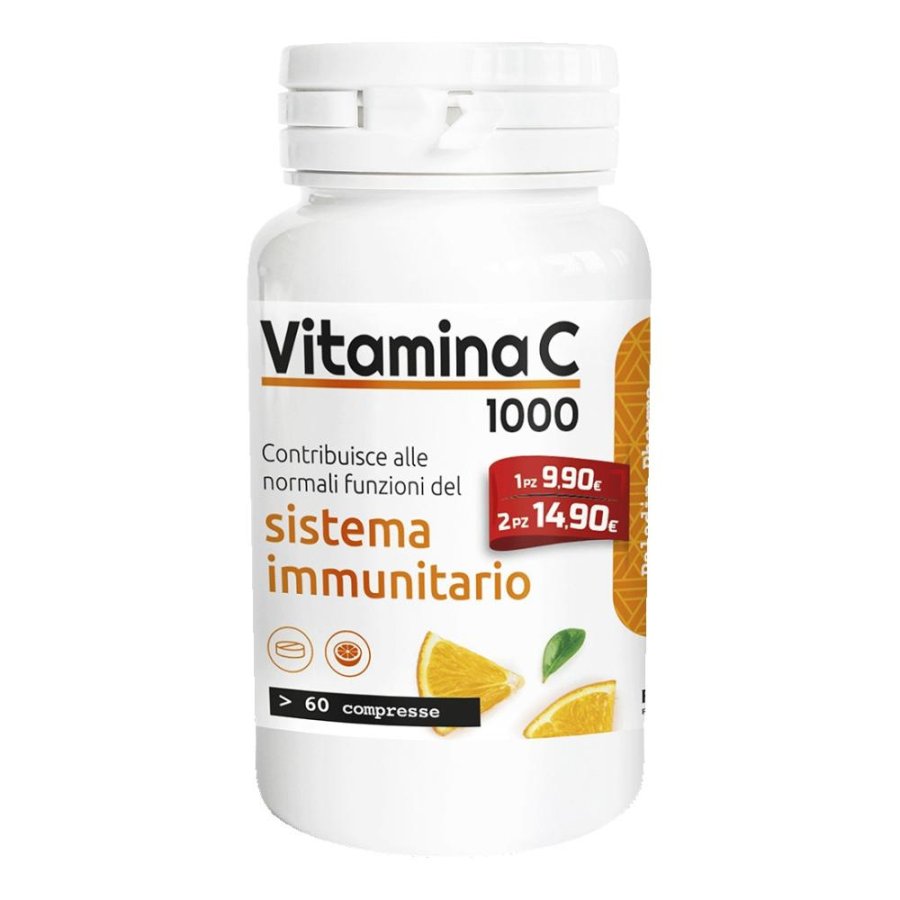 Sanavita Vitamina C 1000 flacone 60 compresse integratore alimentare Sanavita Vitamina C 1000 flacone 60 compresse integratore alimentare