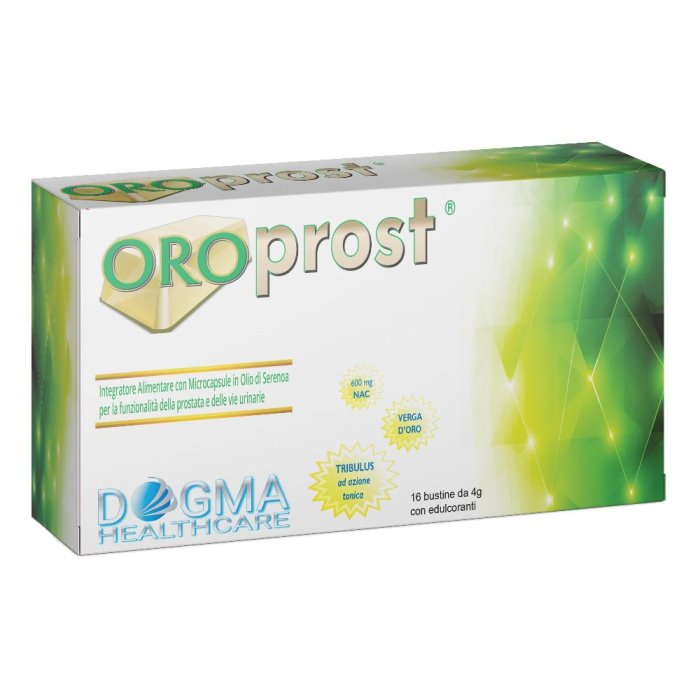 Oroprost Dogma 16 Bustine Integratore Prostata e Benessere Vie Urinarie Uomo Oroprost Dogma 16 Bustine Integratore Prostata e Benessere Vie Urinarie Uomo