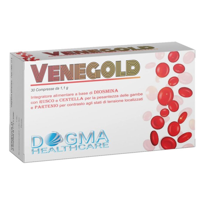 Venegold 30 Compresse (Cpr) Integratore per la Circolazione Venosa e Gambe Pesanti Venegold 30 Compresse (Cpr) Integratore per la Circolazione Venosa e Gambe Pesanti