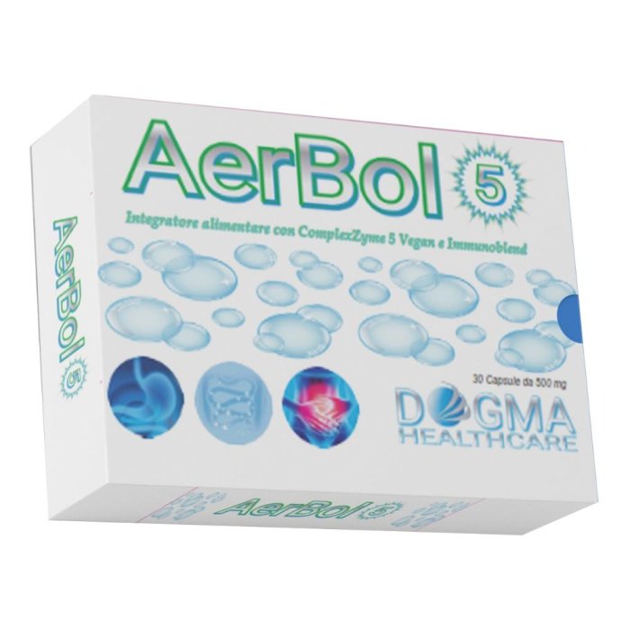 Aerbol Integratore Alimentare 30 Capsule per Benessere Digestivo e Riduzione del Gonfiore Addominale Aerbol Integratore Alimentare 30 Capsule per Benessere Digestivo e Riduzione del Gonfiore Addominale