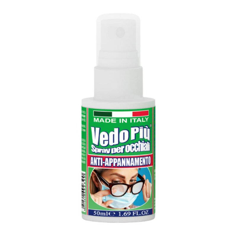 Spray Anti Appannamento Vedo Più per Occhiali e Visiera con Protezione Lunga Durata Spray Anti Appannamento Vedo Più per Occhiali e Visiera con Protezione Lunga Durata