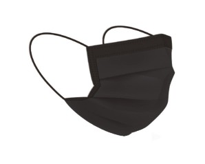 MASCHERINA CHIR II NERO RIV 10PZ