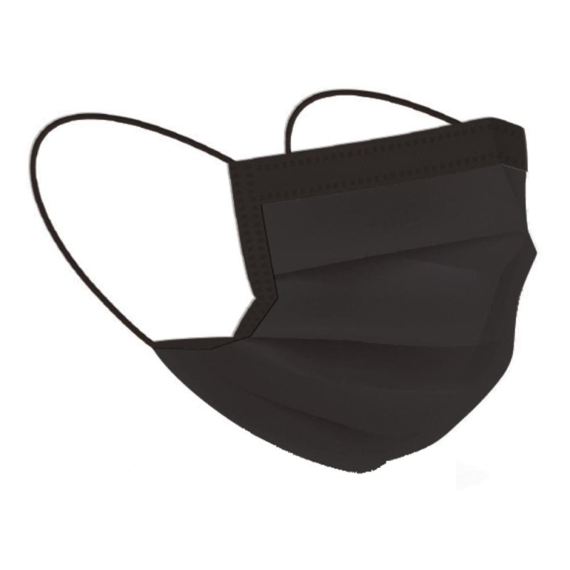 MASCHERINA CHIR II NERO RIV 10PZ MASCHERINA CHIR II NERO RIV 10PZ