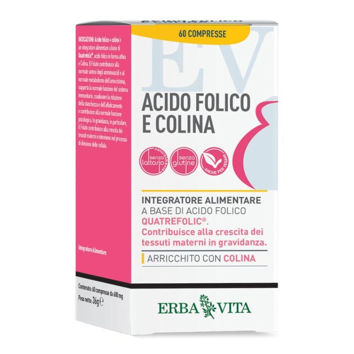 ACIDO FOLICO COLINA 60CPR ACIDO FOLICO COLINA 60CPR