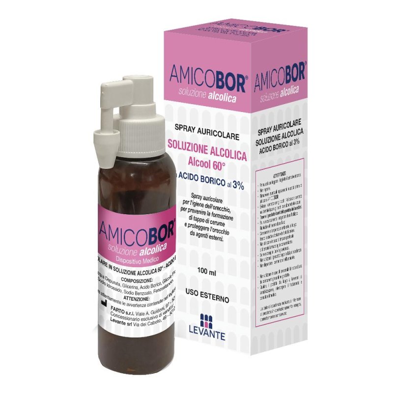 AMICOBOR Soluz.Alcolcica 100ml AMICOBOR Soluz.Alcolcica 100ml