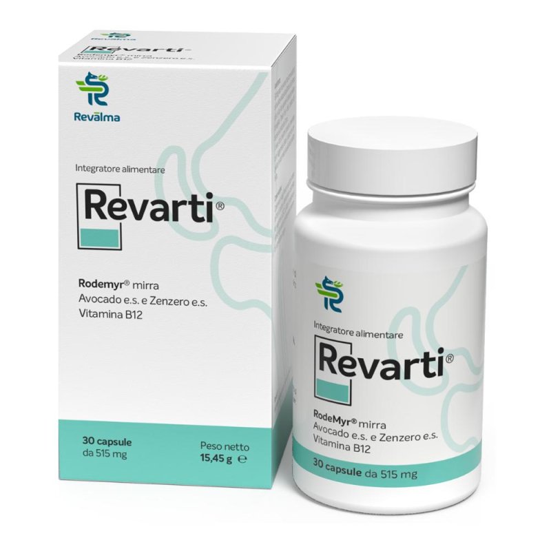 Revarti Integratore Alimentare in Capsule per il Benessere Articolare Confezione da 30 Capsule Revarti Integratore Alimentare in Capsule per il Benessere Articolare Confezione da 30 Capsule