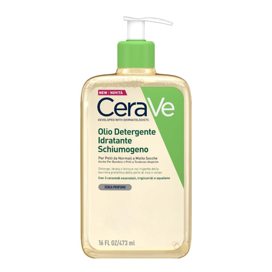 Cerave Hydrating Oil Cleranser  Olio Detergente Idratante 473 ml