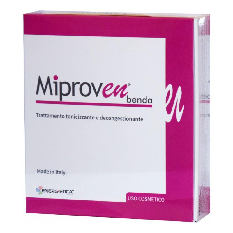 MIPROVEN Benda Elastica 2 Pezzi per Gambe e Polpacci &ndash; Supporto Contenitivo per Circolazione e Benessere Venoso