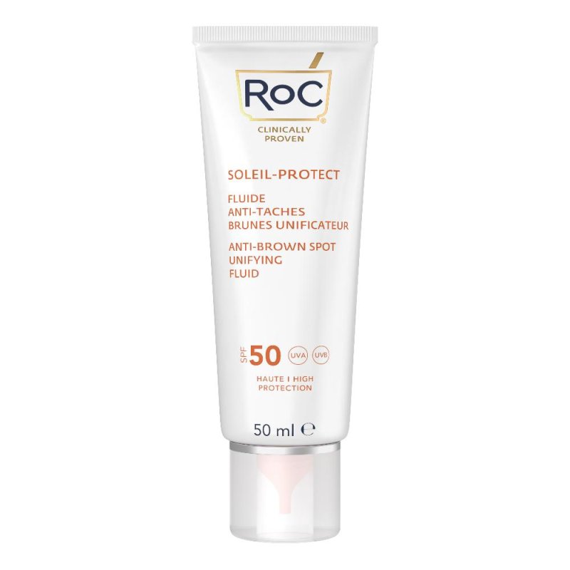 Roc Soleil Protect - Fluido Viso Uniformante Anti-Macchie SPF50+ 50 ml
