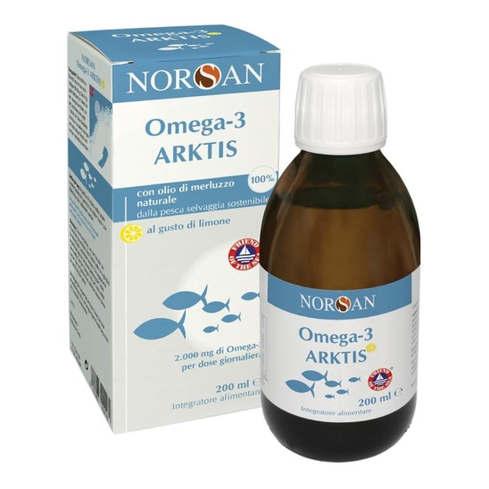 Norsan Omega 3 Arktis Integratore Alimentare 200 ml Norsan Omega 3 Arktis Integratore Alimentare 200 ml