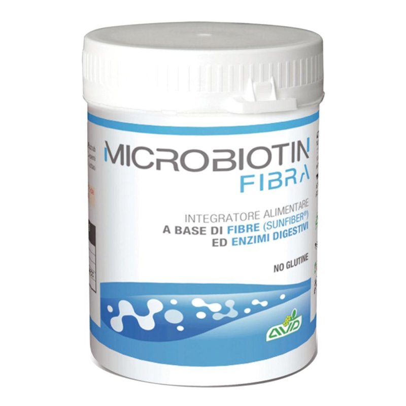 Microbiotin Fibra 100 g AVD Reform Integratore Alimentare di Fibre Prebiotiche per Microbiota e Benessere della Flora Intestinale Microbiotin Fibra 100 g AVD Reform Integratore Alimentare di Fibre Prebiotiche per Microbiota e Benessere della Flora Intestinale
