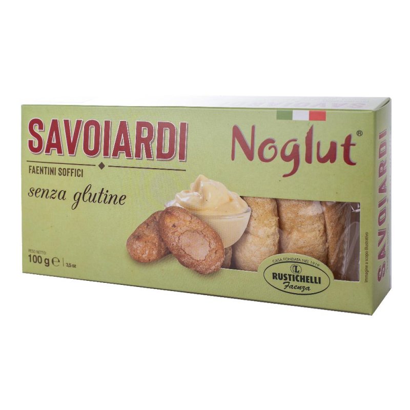 NOGLUT Savoiardi Senza Glutine Faentini Soffici &ndash; Biscotti Ideali per Tiramis&ugrave; e Dessert