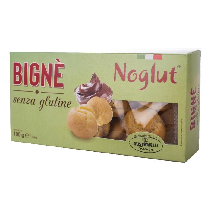 Noglut Bign&egrave; Senza Glutine 100 Grammi Dolci da Farcire per Dessert e Pasticceria