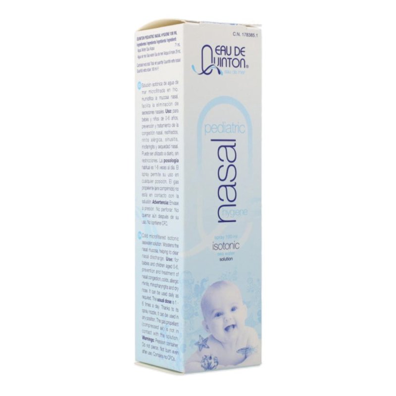 Quinton Spray Nas Pediatrico - spray nasale isotonico per bambini Quinton Spray Nas Pediatrico - spray nasale isotonico per bambini