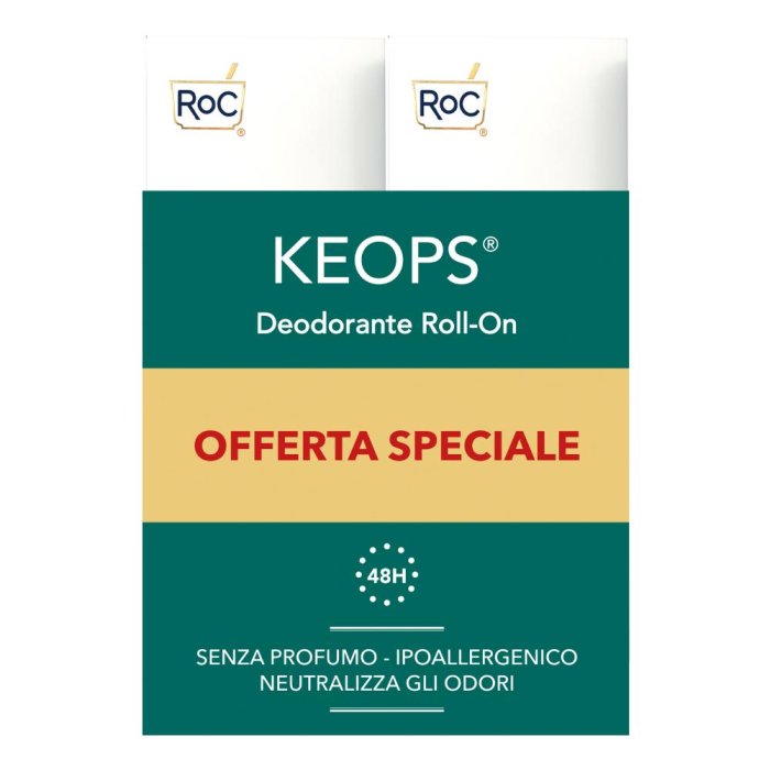 ROC KEOPS DEO ROLL ON 2X30ML ROC KEOPS DEO ROLL ON 2X30ML
