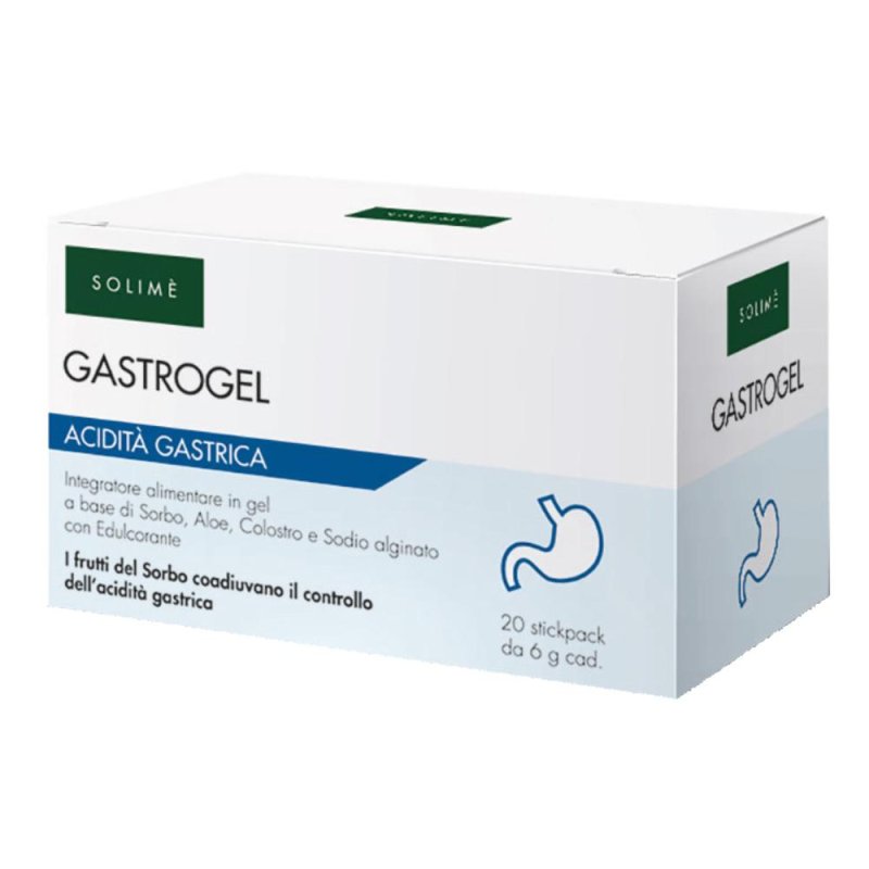 Gastrogel Integratore Contro Acidità Gastrica 20 Stickpack Gastrogel Integratore Contro Acidità Gastrica 20 Stickpack